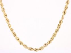 ROPE CHAIN NECKLACE 9CT GOLD STUNNING 31