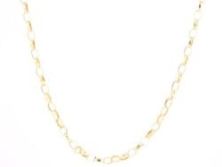 CABLE CHAIN NECKLACE 9CT GOLD STUNNING 20