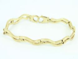 LADIES STUNNING BRACELET 9CT GOLD 375 11.3G EQ6