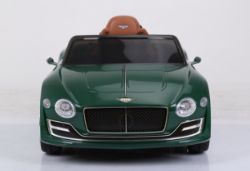 RIDE ON FULLY LICENCED BENTLEY CONTINENTAL 12V WITH PARENTAL REMOTE CONTROL - GREEN