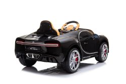 RIDE ON FULLY LICENCED BUGATTI CHIRON 12V WITH PARENTAL REMOTE CONTROL - BLACK