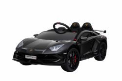 RIDE ON FULLY LICENCED LAMBORGHINI AVENTADOR SVJ HL328 WITH PARENTAL REMOTE CONTROL - BLACK