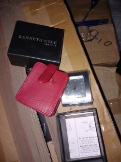 KENNETH COLE CLOCK AND BOX APROX 55