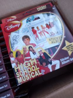 HIGH SCHOOL MUSICAL STICKERS APROX 15