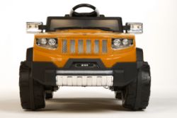 ORANGE 4X4 KIDS ELECTRIC RIDE ON JEEP WITH REMOTE