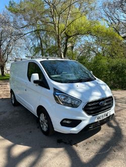 2019 19 FOR TRANSIT CUSTOM LIMITED PANEL VAN - 83K MILES - AIR CON - ALLOY WHEELS