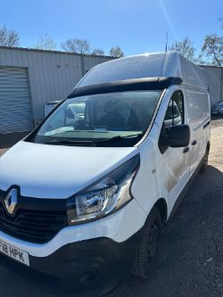 2018 18 RENAULT TRAFIC PANEL VAN - 89K MILES - LWB HIGH ROOF - BUISNESS PLUS - EURO 6