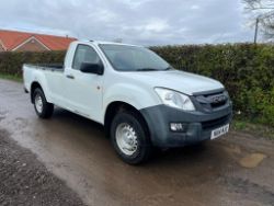 ISUZU D-MAX SINGLE CAB PICK UP - 2.5 DIESEL - 108347 MILES