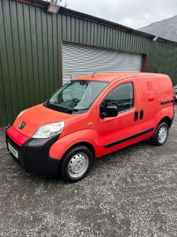 2009 59 REG PEUGEOT BIPPER PANEL VAN - FULL SERVICE HISTORY PRINTOUT - EX ROYAL MAIL FLEET DIRECT