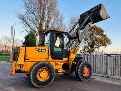 JCB 416 4WD HIGH TIP LOADING SHOVEL * 4771 HOURS * C/W PICK UP HITCH