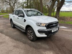 2017 17 FORD RANGER WILDTRAK PICK UP - 118K MILES - 3.2 MANUAL - LEATHER SEATS.