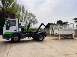 IVECO 120E24K 4X2 TIPPER/HOOK LOADER LORRY C/W ROLL ON, ROLL OFF BODY