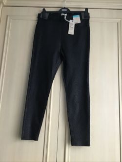 M&S LADIES BLACK JEGGINGS SIZE 14 ELASTICATED WAIST B.N.W.T