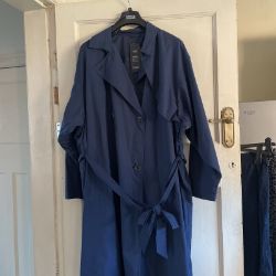 M&S CURVE LADIES SOFT TOUCH TRENCH COAT BNWT SIZE 28