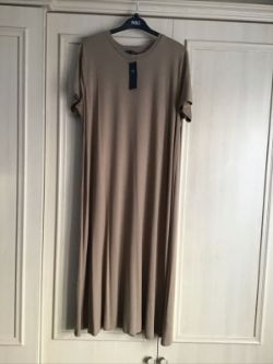 2 X M&S LADIES LONG DRESS JERSEY SIZE 10 REGULAR B.N.W.T