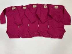 X10 100% ORGANIC COTTON PINK BABYGROW / BABY BODYVEST - 12-18 MONTHS - RRP £30