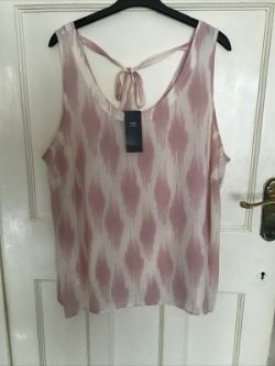 M&S LADIES TOP SIZE 24 PINK MIX B.N.W.T
