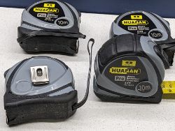 4X TAPE MEASURE 10M33FT RETRACTABLE TAPE MEASURE METRIC / IMPERIAL MEASURING TAPES