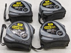 4X TAPE MEASURE 7.5M 25FT RETRACTABLE TAPE MEASURE METRIC / IMPERIAL MEASURING TAPES