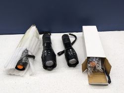 4X LED FLASHLIGHT LIGHT - POWERFUL LIGHT PORTABLE FLASHLIGHT