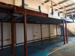 HEAVY DUTY WAREHOUSE STEEL MEZZANINE FLOOR 15M X 3M