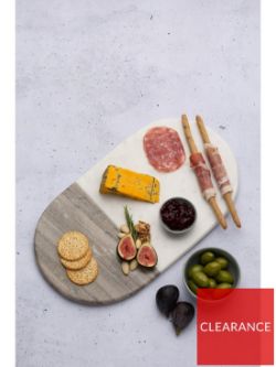 ELEMENTS OVAL MARBLE SERVE BOARD RRP £28