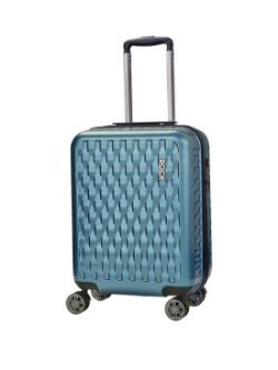 ALLURE CARRY-ON 8-WHEEL SUITCASE - BLUE RRP £80