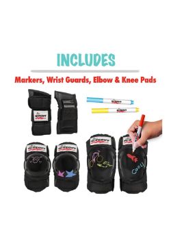 WIPEOUT PROTECTIVE PAD SET - BLACK 5+ RRP £20