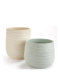 RIBBED PLANTER SET OF 2 RRP £60
