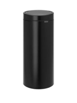BRABANTIA TOUCH BIN, 30 LITRE, MATT BLAC RRP £129