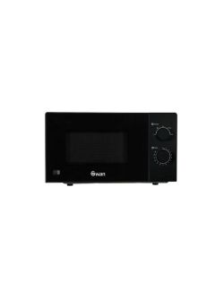 SWAN 20L 700W MANUAL MICROWAVE- BLACK RRP £54