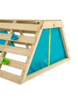 OUTDOOR WOODEN CLIMB & SLIDE RRP £250