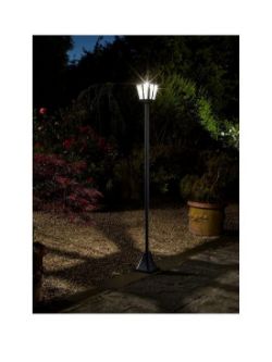 WHITEHALL SOLAR LAMP POST WITH 365 TECHN RRP £45