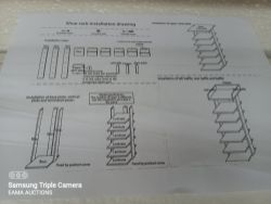BOX 12 CONTAINING 1 SHOE RACK