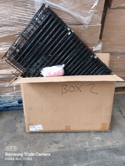 BOX 2 CONTAINING 1 DOG/CAT CAGE
