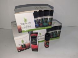 VAPOURIZ E-LIQUID 5 CARTONS OF STRAWBERRY FLAVOUR 10X10ML OF 1.2%