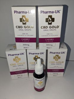 5 OF CBD OIL 1000MG 30ML BOTTLES PEPPERMINT FLAVOUR
