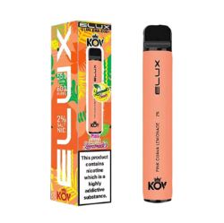 100 X ELUX BAR 600 PUFF DISPOSABLE - 20MG - PINK GUAVA LEMONADE - ELUXBAR600K-PGL