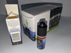 VAPOURIZ E-LIQUID 6 CARTONS OF BLUEBERRY FLAVOUR 10X10ML OF 1.2%