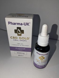 2 OF CBD OIL 3000MG 30ML BOTTLES FLAVOUR FREE