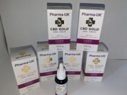 8 OF CBD OIL 1000MG 30ML BOTTLES CHERRY FLAVOUR