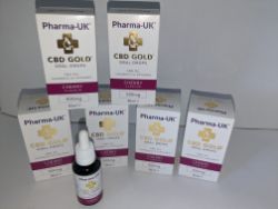 10 OF CBD OIL 500MG 30ML BOTTLES CHERRY FLAVOUR