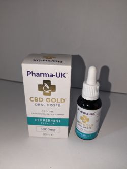 1 OF CBD OIL 5000MG 30ML BOTTLES PEPPERMINT FLAVOUR