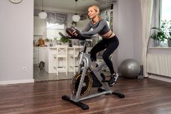 BLUEFIN FITNESS TOUR SP BIKE WITH LCD DIGITAL FITNESS CONSOLE AND COACHING APP RRP £499.00
