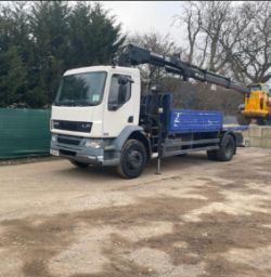 2004 DAF LF55.220.18 C/W HIAB 144XS DOUBLE EXTENDER CRANE