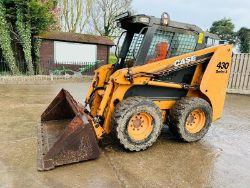CASE 430 SERIES 3 4WD SKIDSTEER * YEAR 2011 * C/W BUCKET