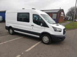 2017 17 FORD TRANSIT WELFARE VAN WITH TOILET - 143K MILES - EURO 6