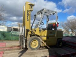 MITSUBISHI 2.5TON FORKLIFT - GAS LPG - 1988 - APPROX : 2000 HRS - FULLY WORKING ORDER.