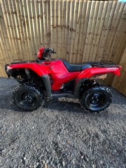 HONDA TRX500 FA6 FULLY AUTOMATIC 2018 600 HOURS FROM NEW FARM QUAD BIKE ATV
