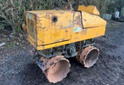 JCB VIBROMAX VM1500 DOUBLE DRUM TRENCH ROLLER - KUBOTA DIESEL ENGINE